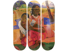  Paul Gauguin Skateboard Triptych – When Will You Marry? (1892)