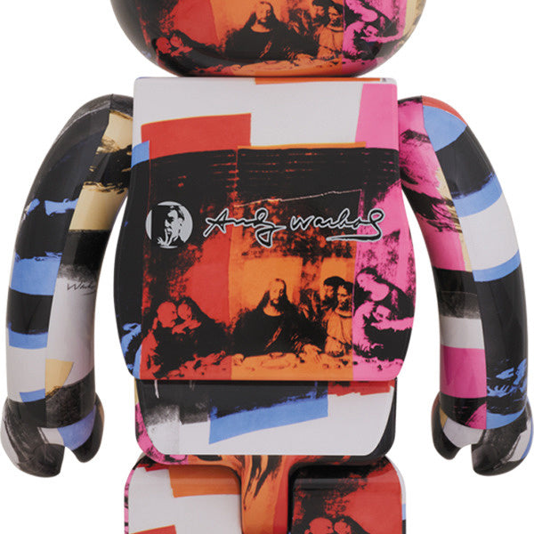 Sculpture 1000% Bearbrick Andy Warhol Last Supper