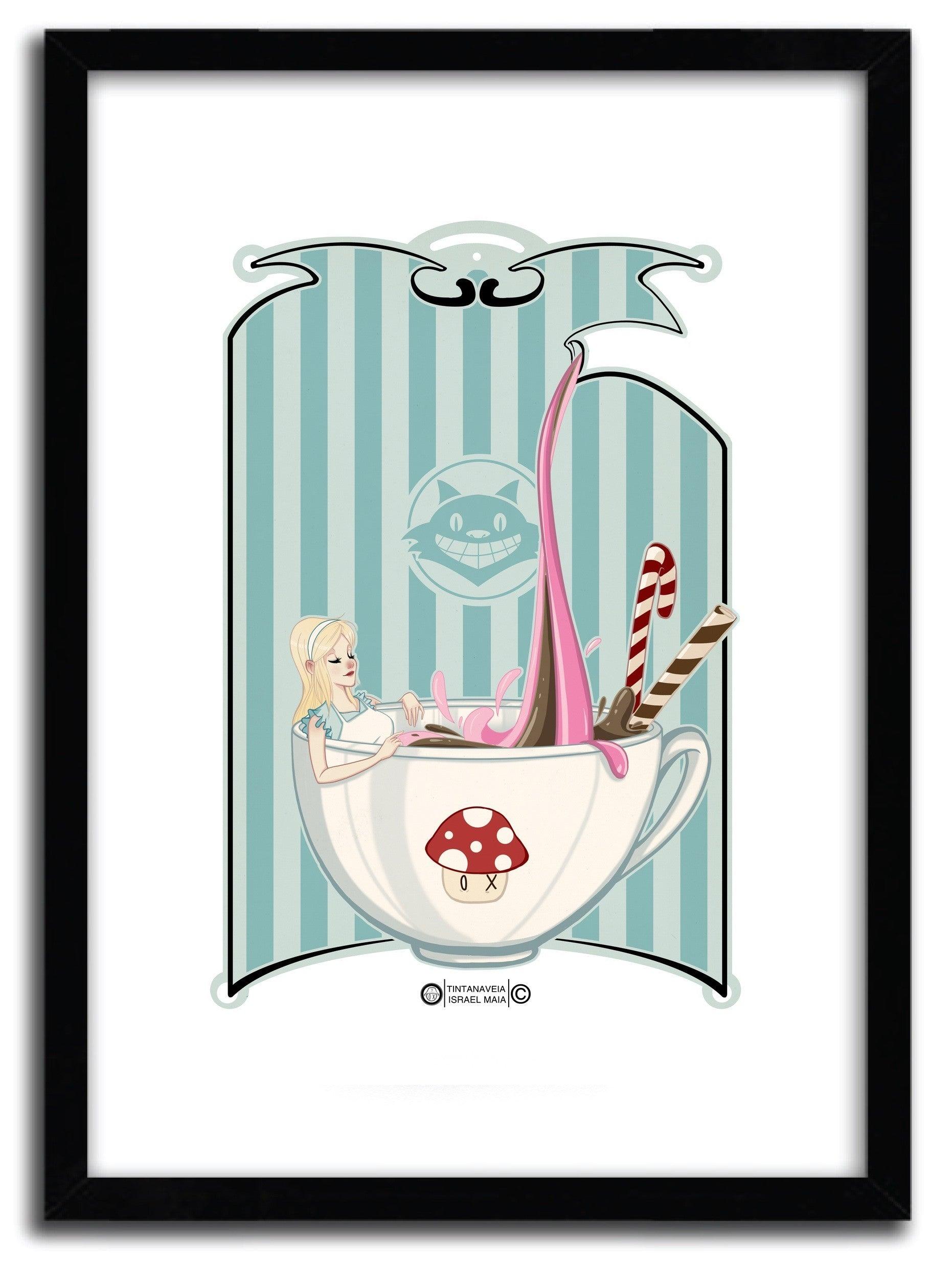 Affiche ALICE  by ISRAEL MAIA ArtAndToys