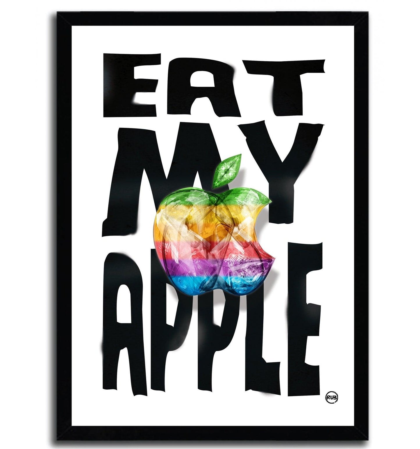 Affiche ARTPRINT APPLE par Rubiant ArtAndToys
