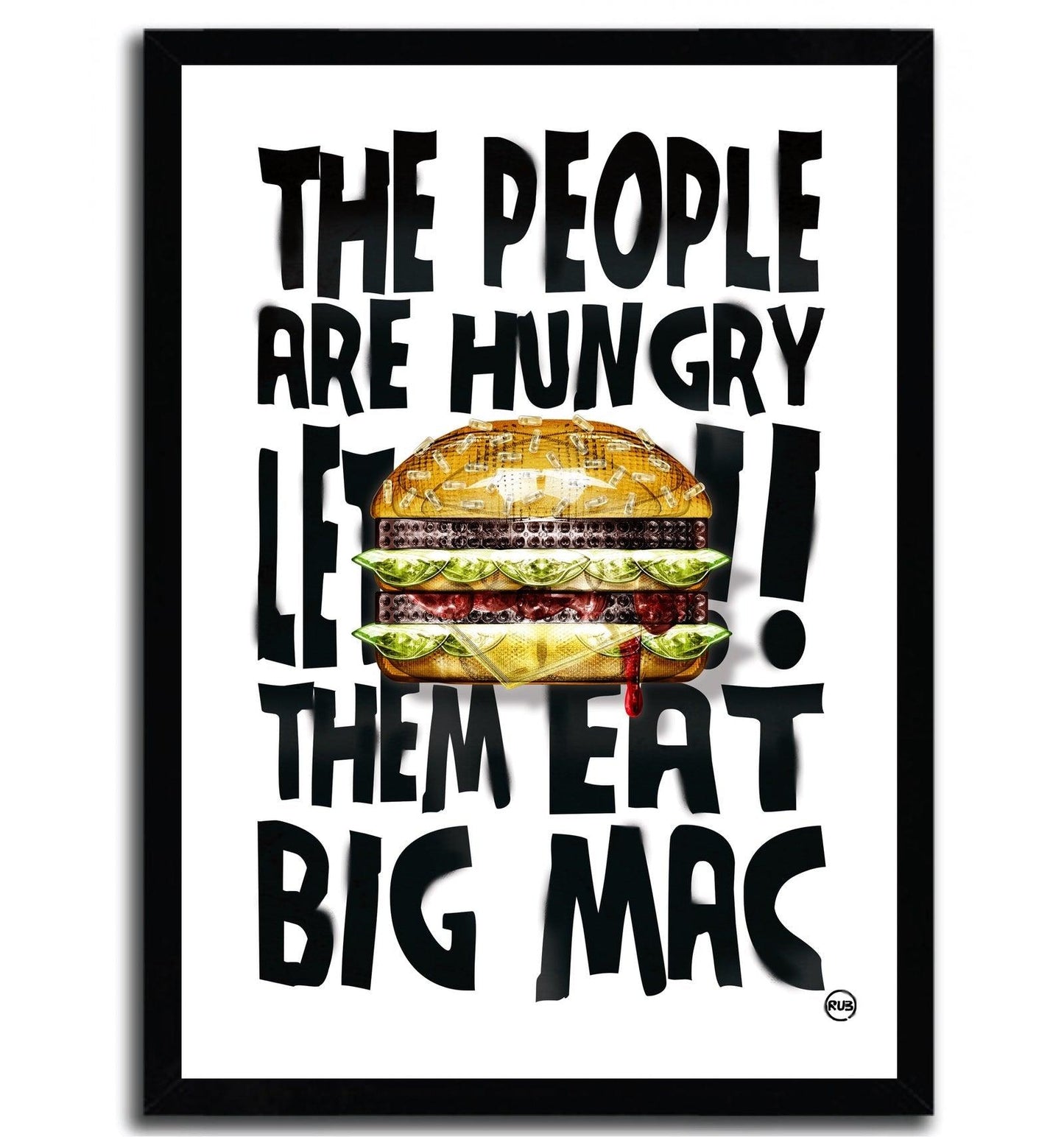 Affiche ARTPRINT BIG MAC par Rubiant ArtAndToys
