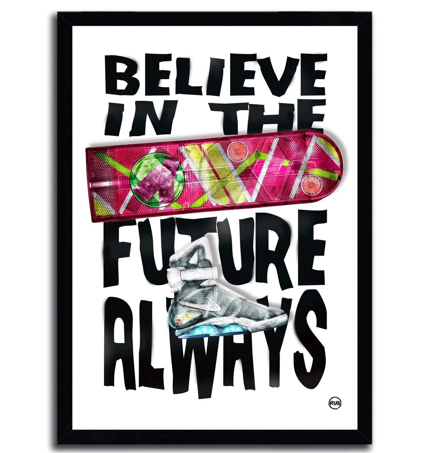 Affiche ARTPRINT BTTF par Rubiant ArtAndToys