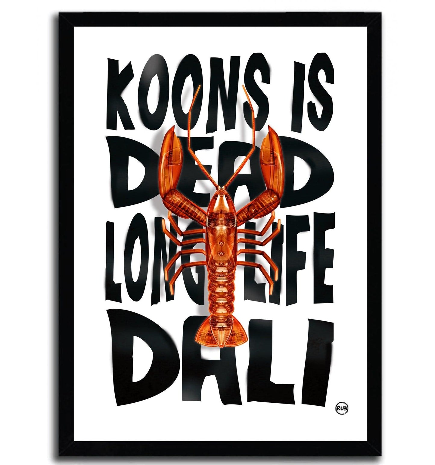 Affiche ARTPRINT KOONS VS DALI par Rubiant ArtAndToys