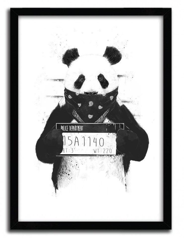 Affiche BAD PANDA par BALAZS SOLTI ArtAndToys