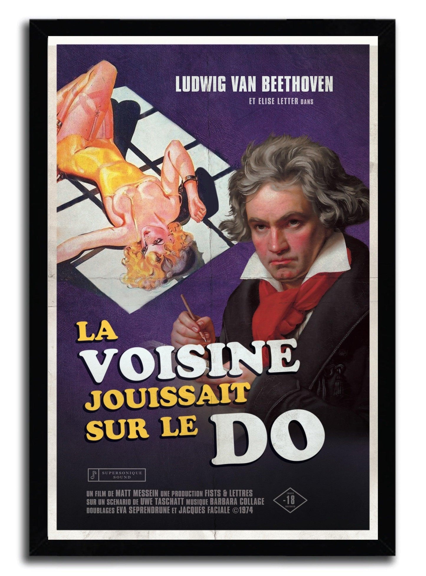 Affiche BEETHOVEN par FISTS ET DES LETTRES ArtAndToys