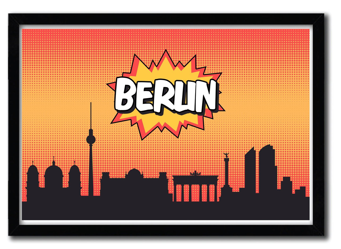 Affiche Berlin par OCTAVIAN MIELU ArtAndToys