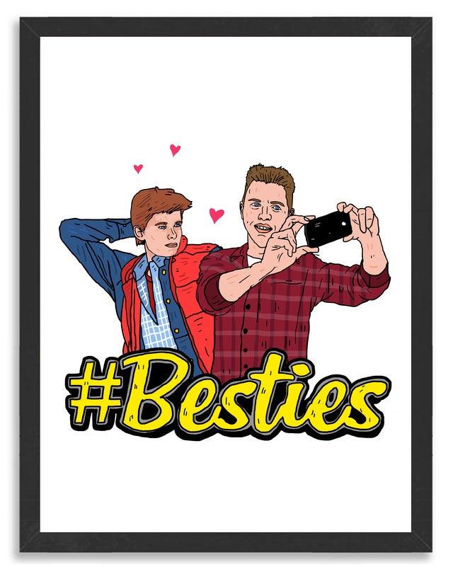 Affiche Biff & Marty par Nick CCOZZA ArtAndToys