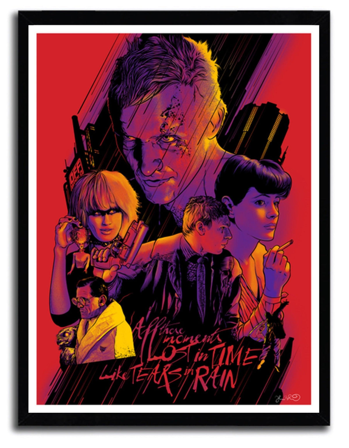 Affiche Blade Runner par JOSHUA BUDICH ArtAndToys