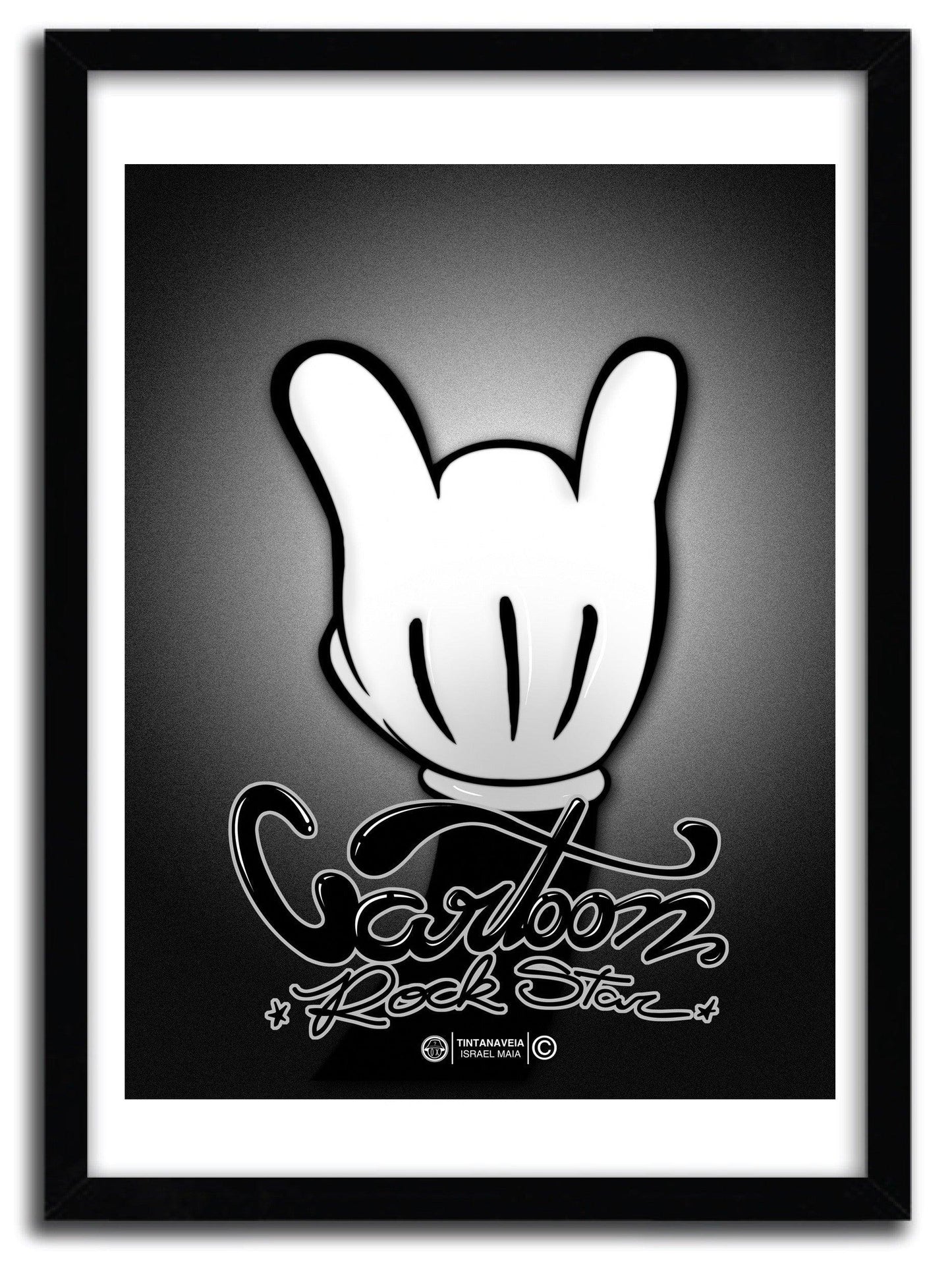 Affiche CARTOON ROCK by ISRAEL MAIA ArtAndToys