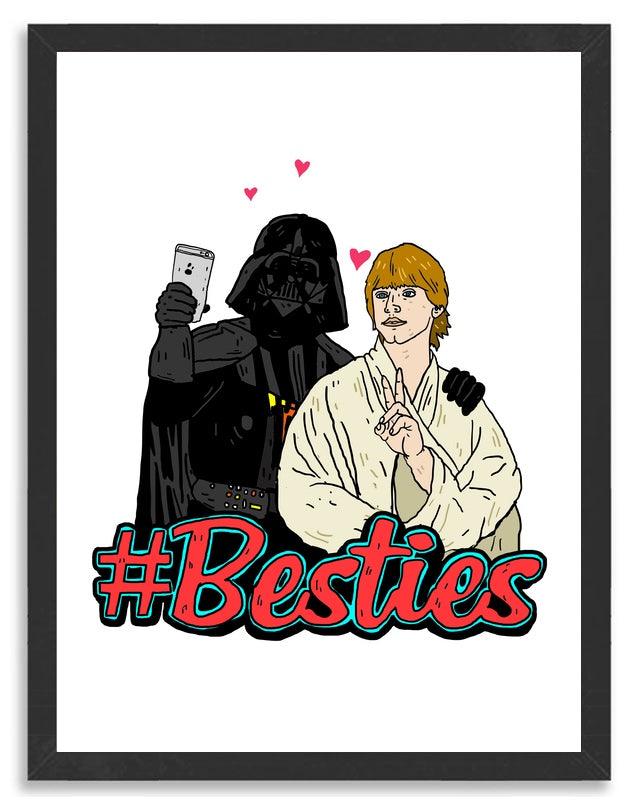 Affiche Darth & Luke par Nick CCOZZA ArtAndToys