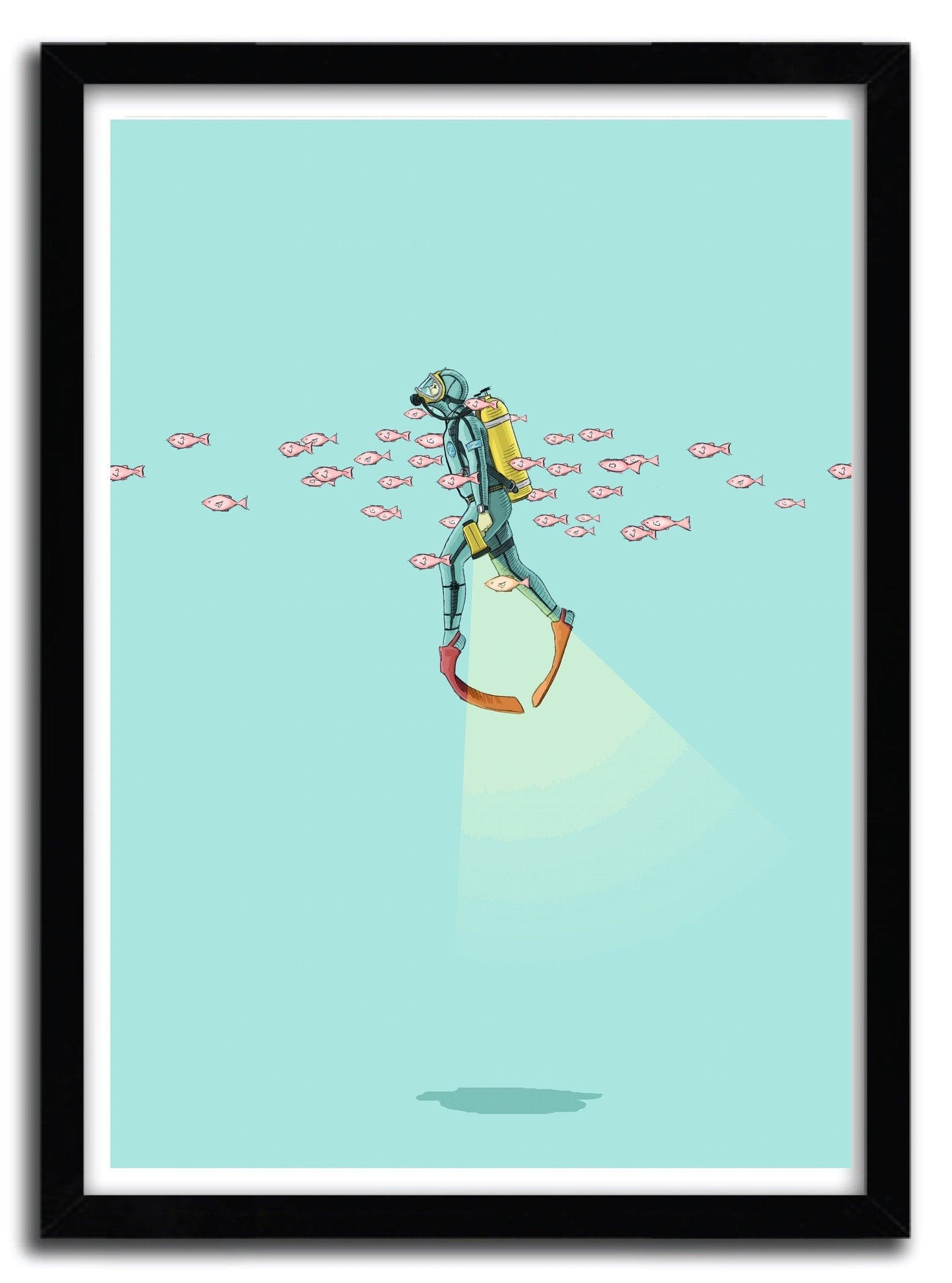 Affiche Float_Under the Sea by JASON RATLIFF ArtAndToys