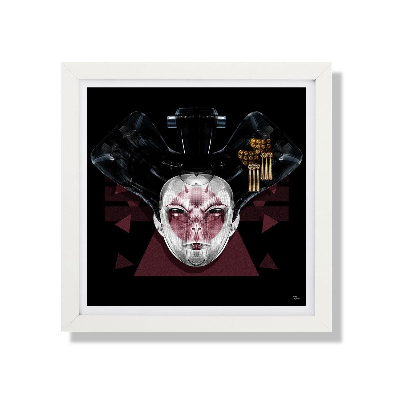 Affiche GEISHA Ghost in The Shell par RUBIANT ArtAndToys