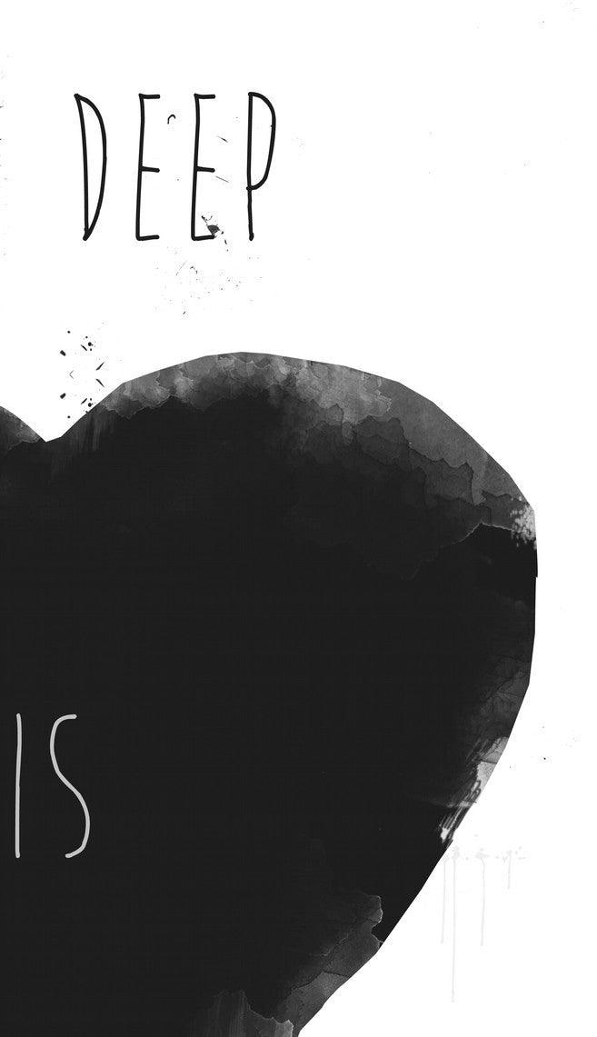 Affiche HOW DEEP IS YOUR LOVE par BALAZS SOLTI ArtAndToys