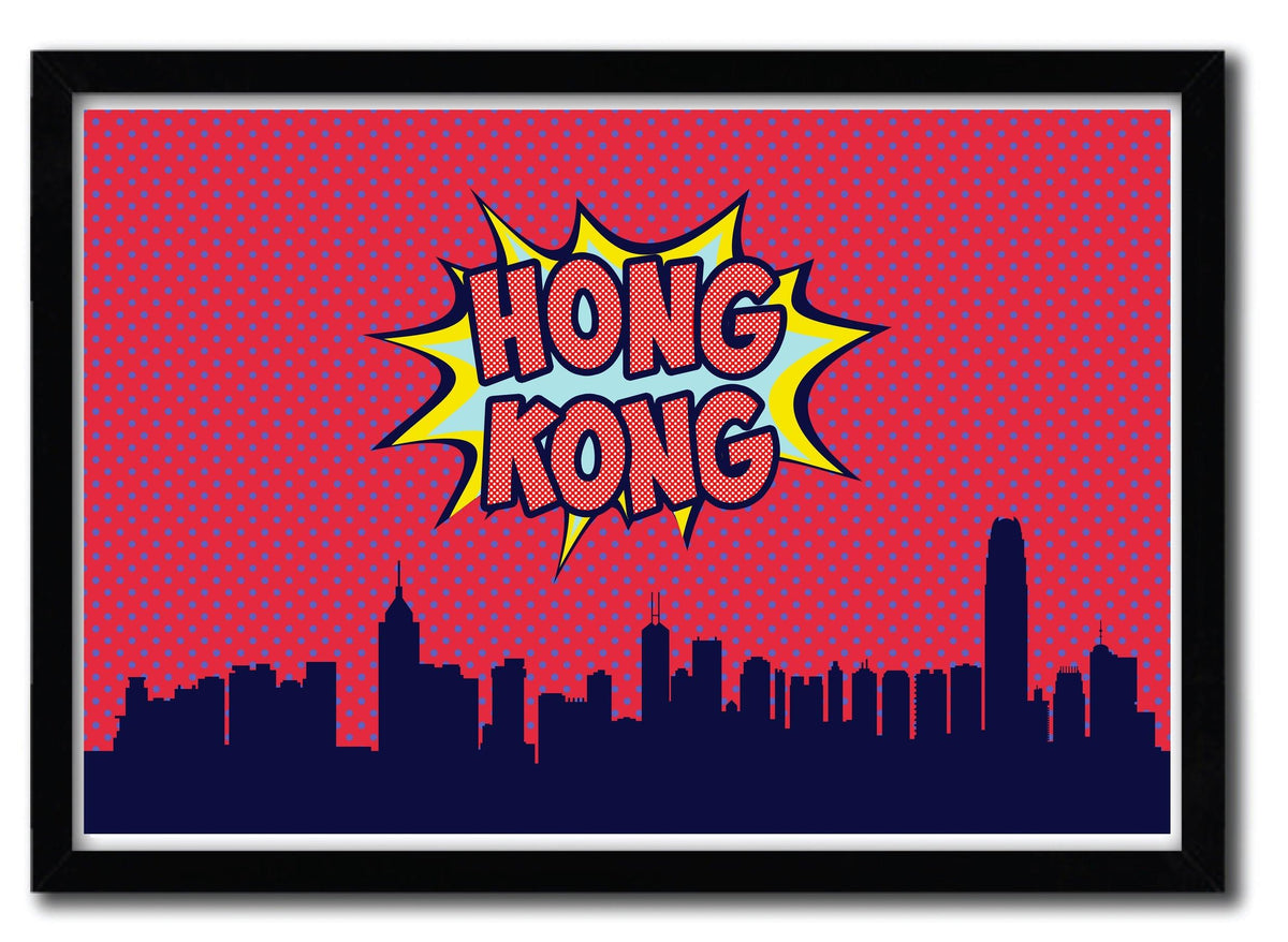 Affiche Honk Kong par OCTAVIAN MIELU ArtAndToys