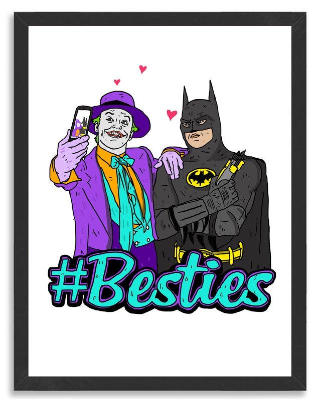 Affiche Joker & Batman par Nick CCOZZA ArtAndToys