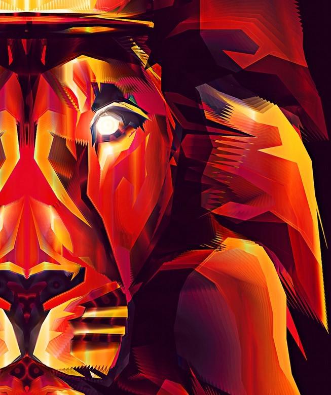 Affiche LION KING by Mart Biemans ArtAndToys