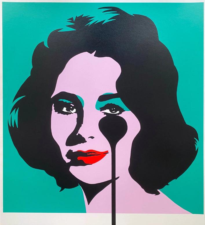 Affiche LIZ TAYLOR CLASSIC GREEN by PURE EVIL ArtAndToys