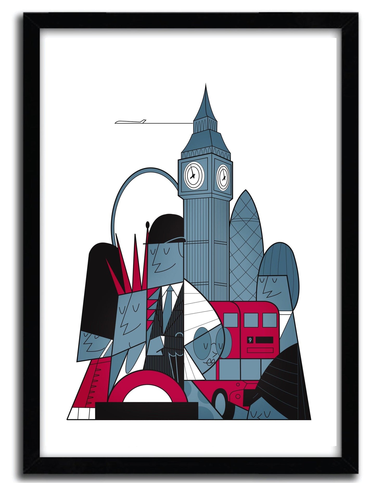 Affiche London par Ale Giorgini ArtAndToys