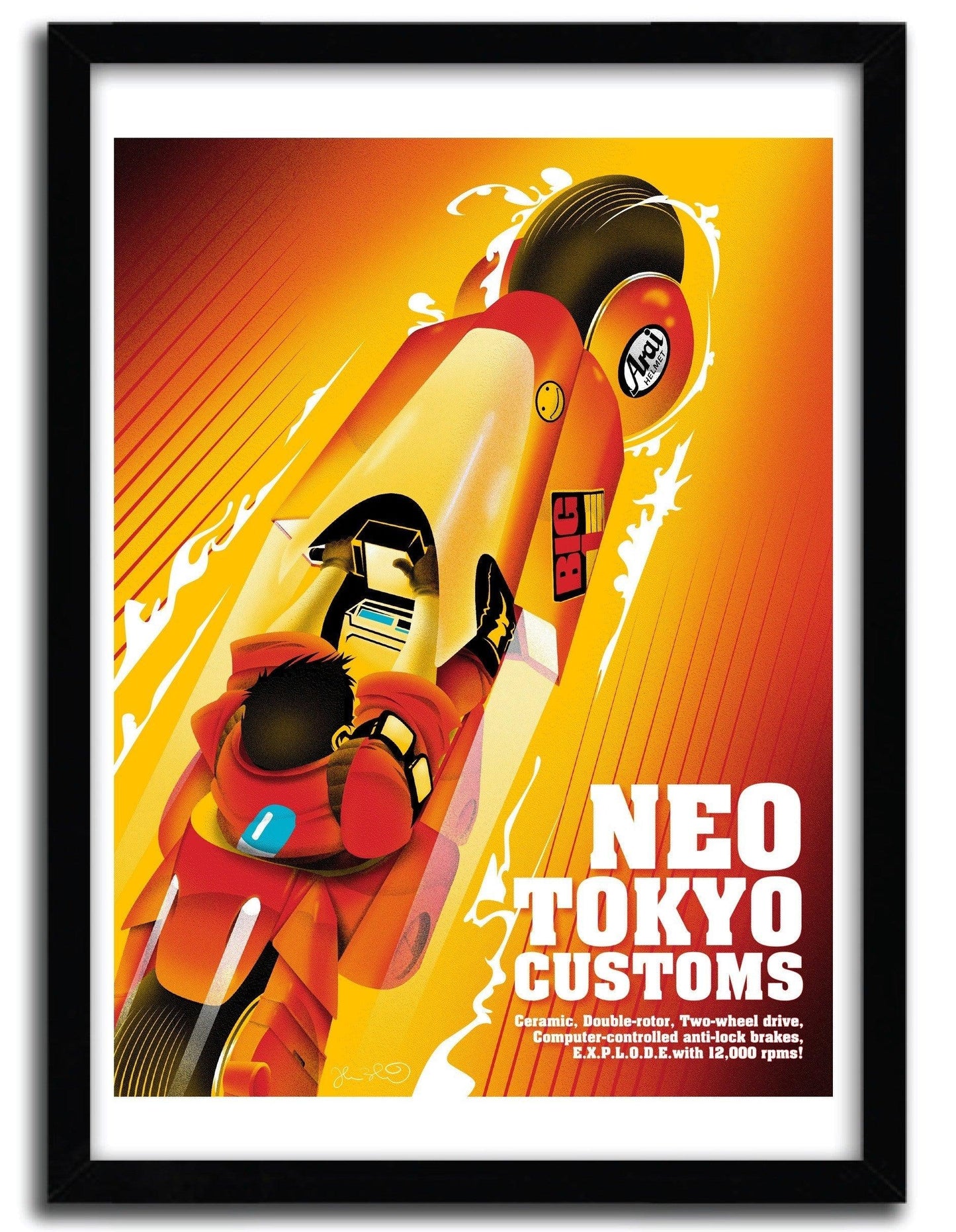 Affiche NEOTOKYO par JOSHUA BUDICH ArtAndToys