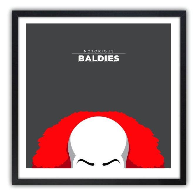 Affiche Notorious Baldie PENNYWISE by Mr Peruca ArtAndToys