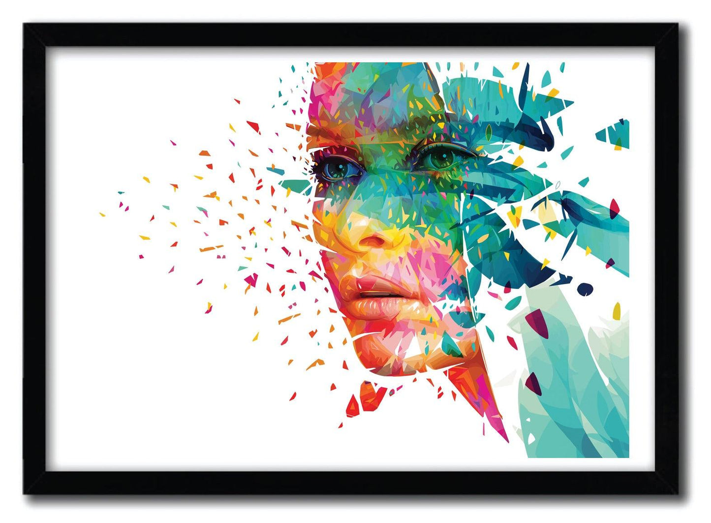 Affiche PAINTFLOWERS W par Alessandro Pautasso ArtAndToys