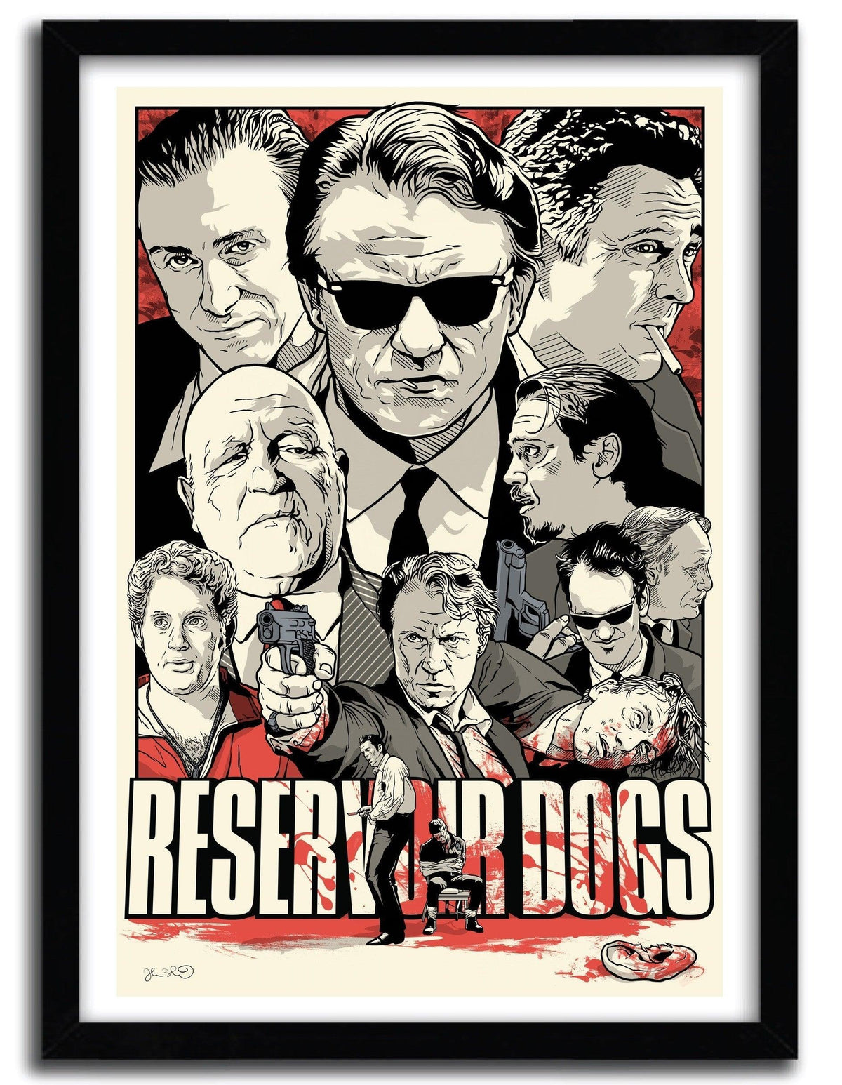 Affiche Reservoir Dogs par JOSHUA BUDICH ArtAndToys