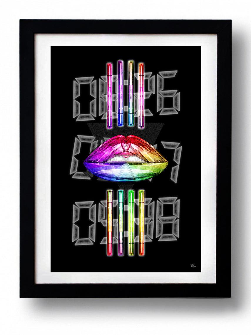Affiche SPEED DATING RAINBOW RAINBOW par Rubiant ArtAndToys