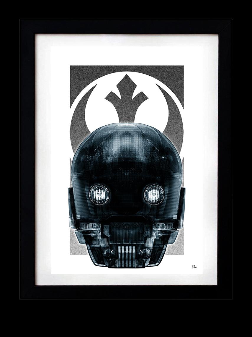 Affiche STAR DROID REBEL par Rubiant ArtAndToys