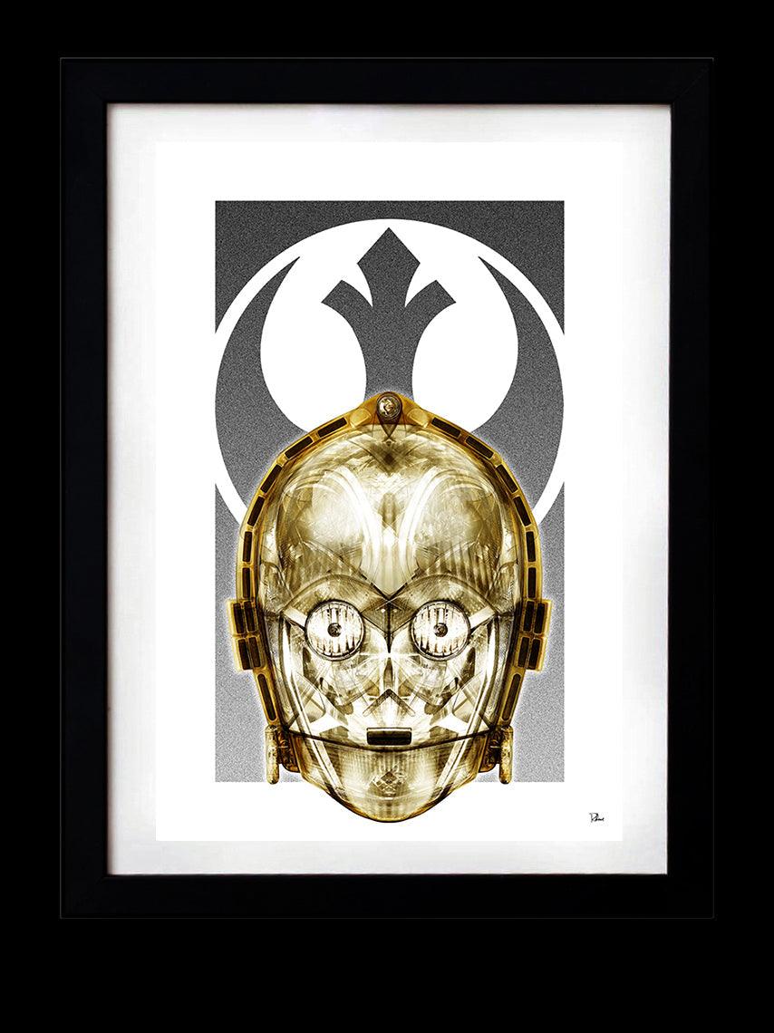 Affiche STAR GOLD REBEL par Rubiant ArtAndToys