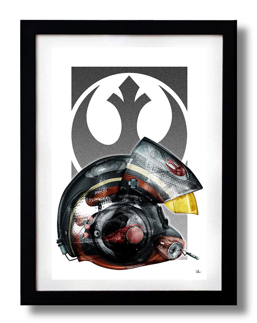 Affiche STAR PILOT REBEL 2 par Rubiant ArtAndToys