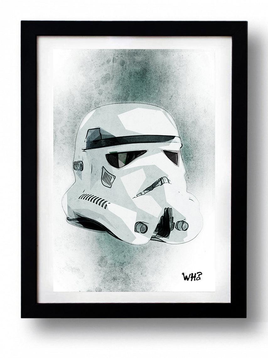 Affiche STAR WHITE par WHO ArtAndToys