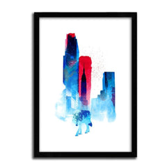 Affiche THE WOLF OF THE CITY by ROBERT FARKAS ArtAndToys