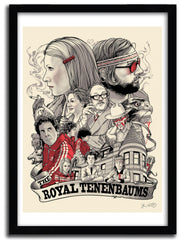Affiche The Royals Tenenbaums par JOSHUA BUDICH ArtAndToys