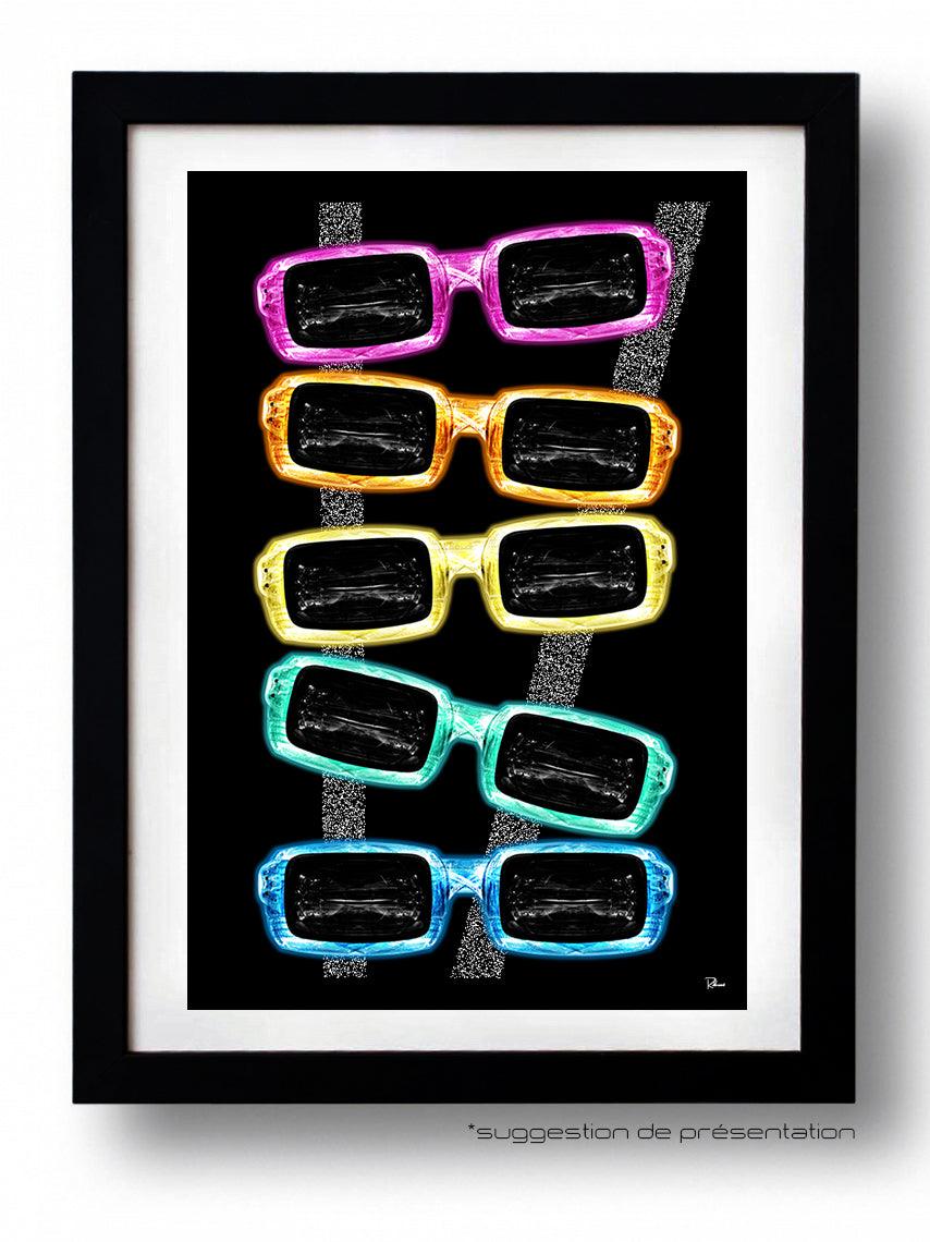 Affiche ULTRA VISION par Rubiant ArtAndToys