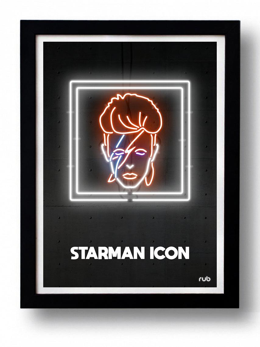 Affiche WARNING I'M HOT by RUB ArtAndToys