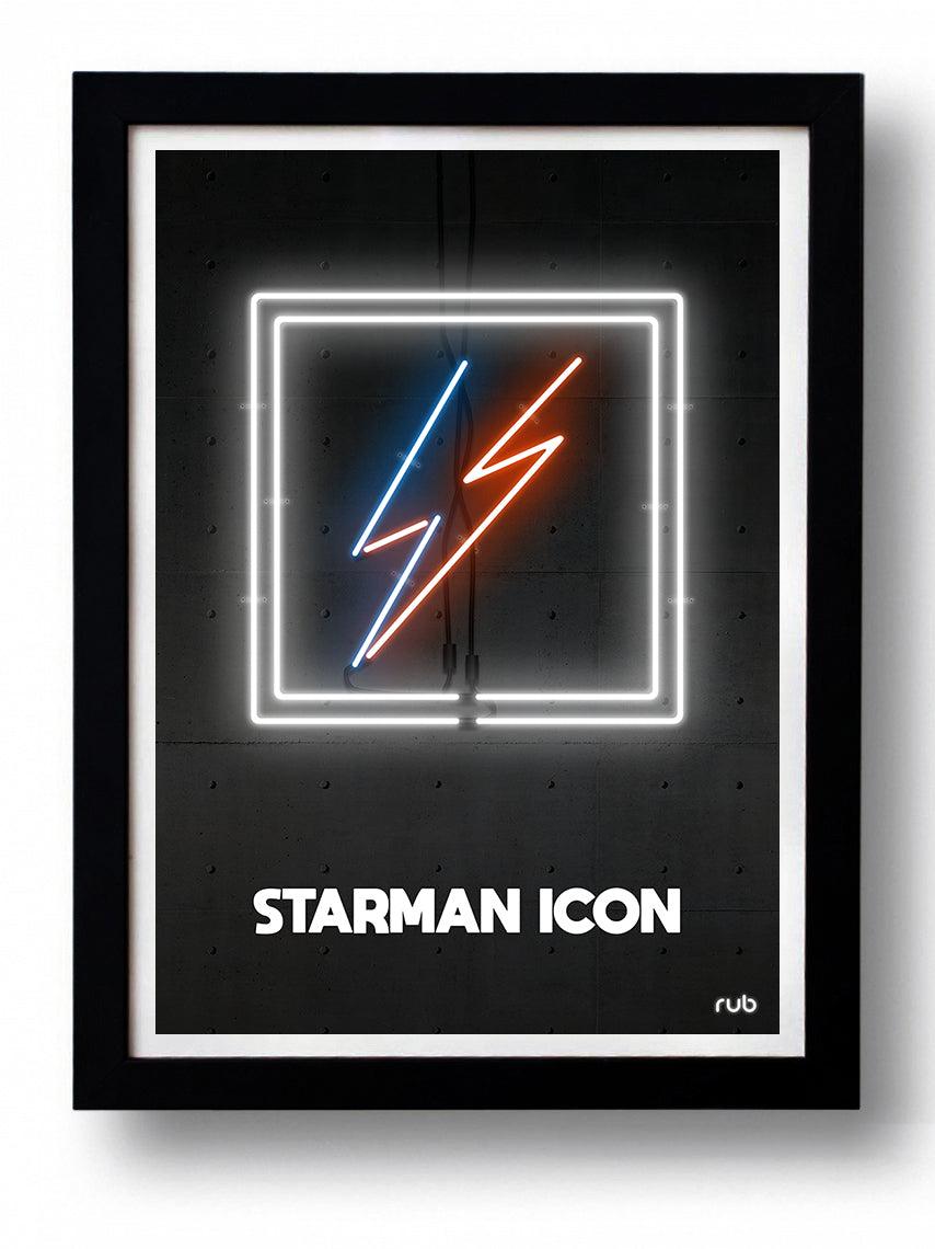 Affiche WARNING I'M HOT by RUB ArtAndToys