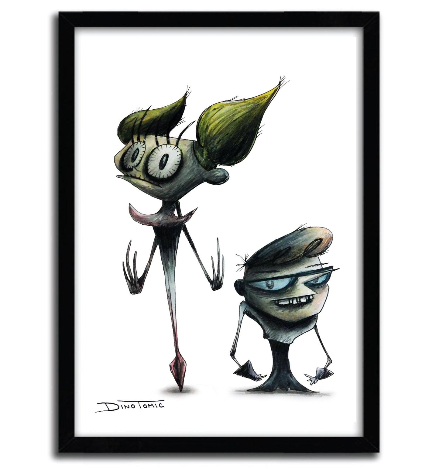 Affiche dexter Creepyfied par DinoTomic ArtAndToys