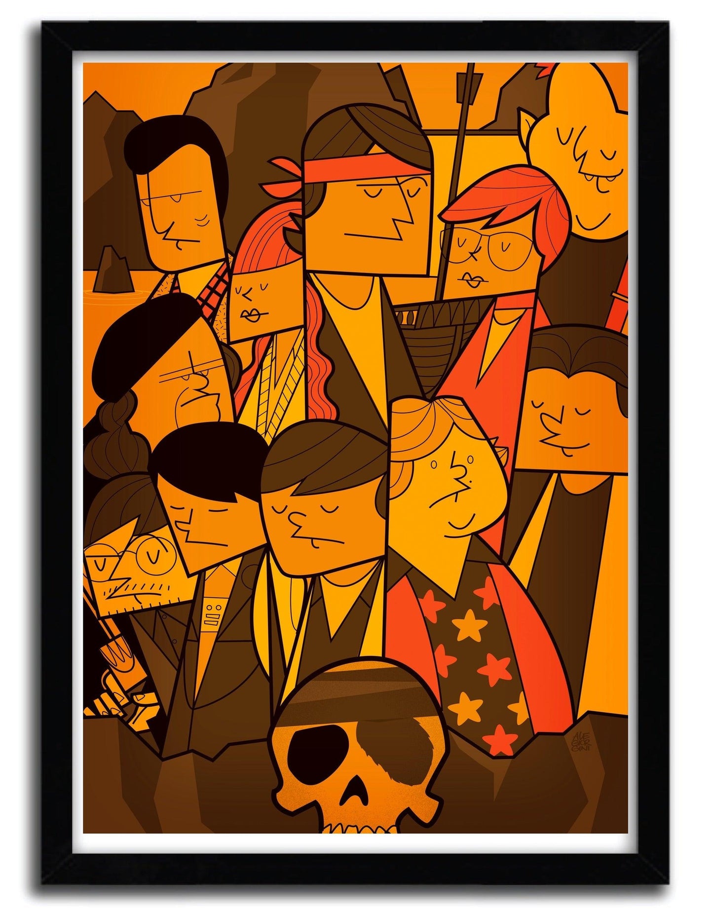 Affiche goonies par Ale Giorgini ArtAndToys