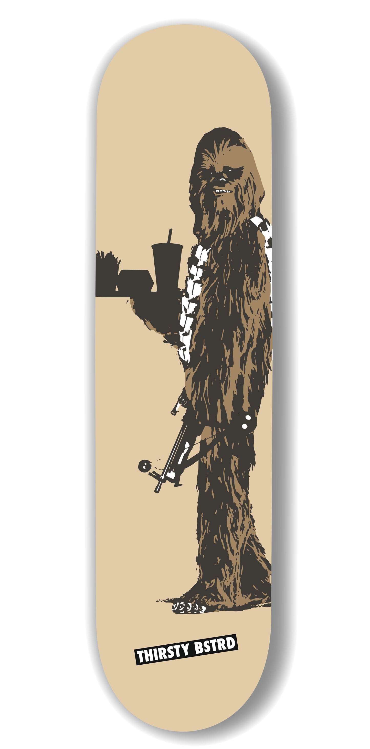 Chewbacca Fast Food SK8 by BSTRD ArtAndToys