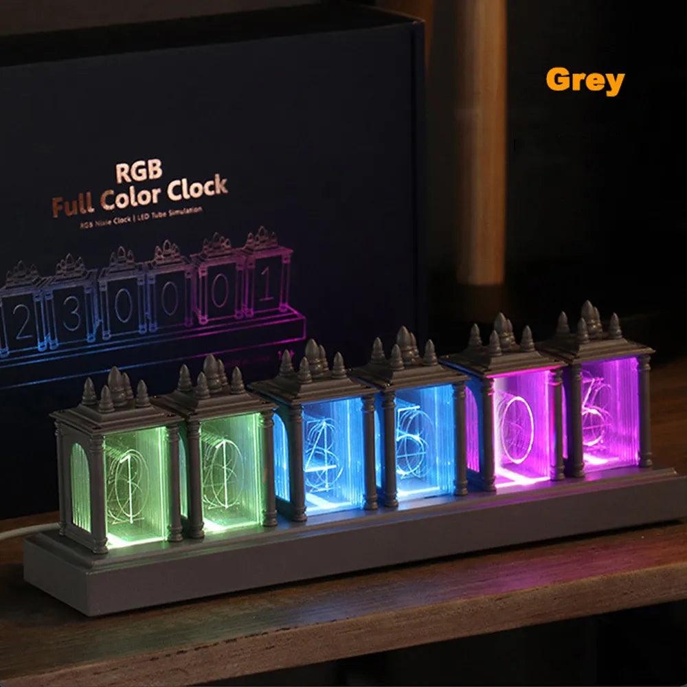 Horloge à Tube lumineux LED Vintage ArtAndToys