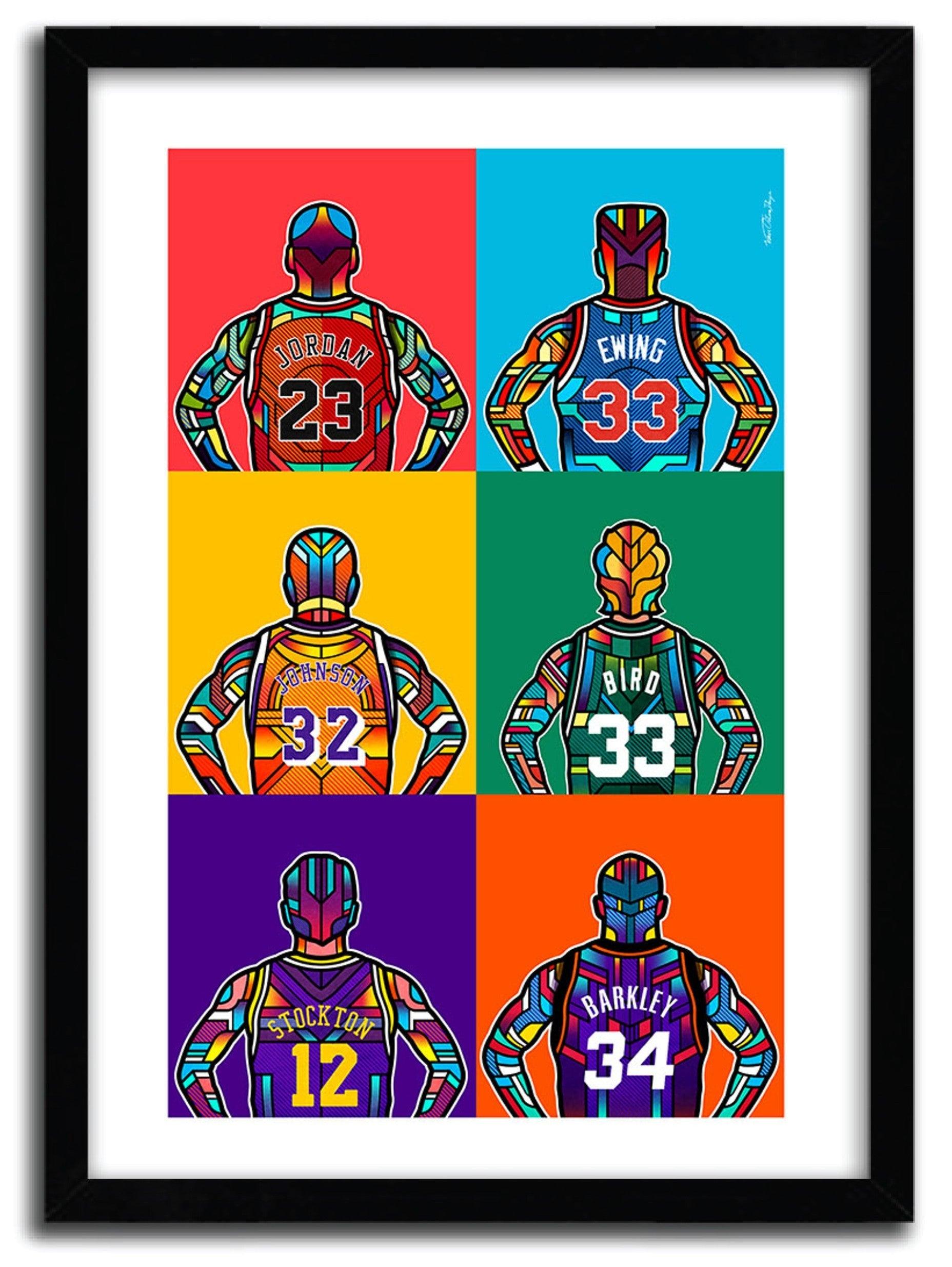 NBA LEGENDS by VAN ORTON ArtAndToys