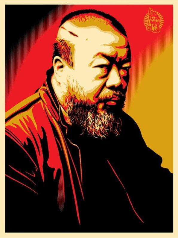 Print AI WEIWEI X COST OF EXPRESSION by SHEPARD FAIREY alias OBEY ArtAndToys