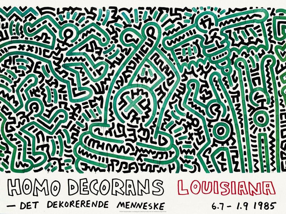 Print Homo Decorans Lousiana 1985 by keith Haring ArtAndToys