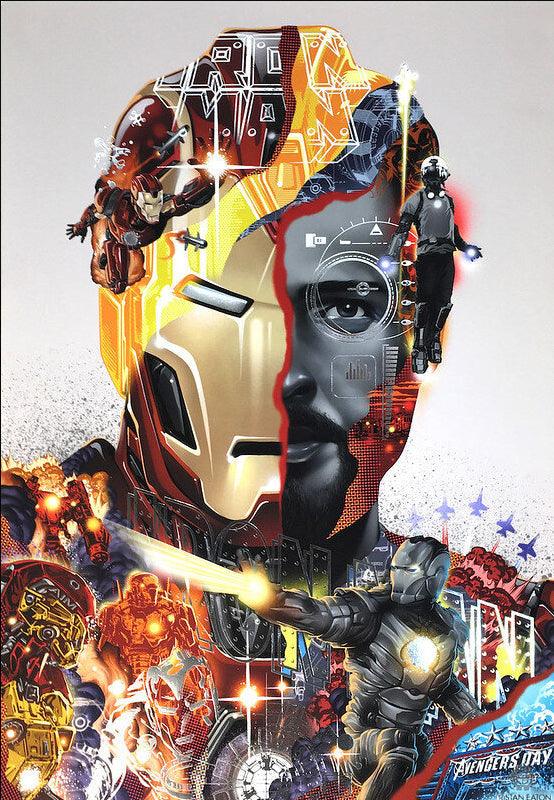 Print IRON MAN by Tristan Eaton ArtAndToys
