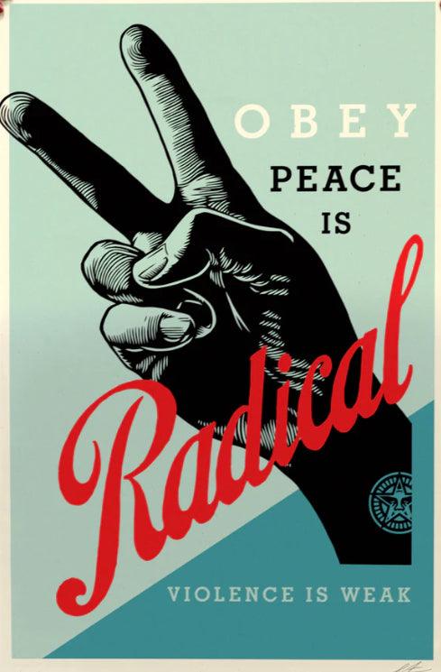 Print RADICAL PEACE by SHEPARD FAIREY alias OBEY ArtAndToys