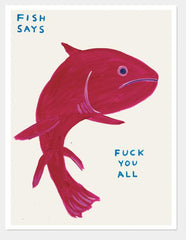 Print fish by Shrigley ArtAndToys