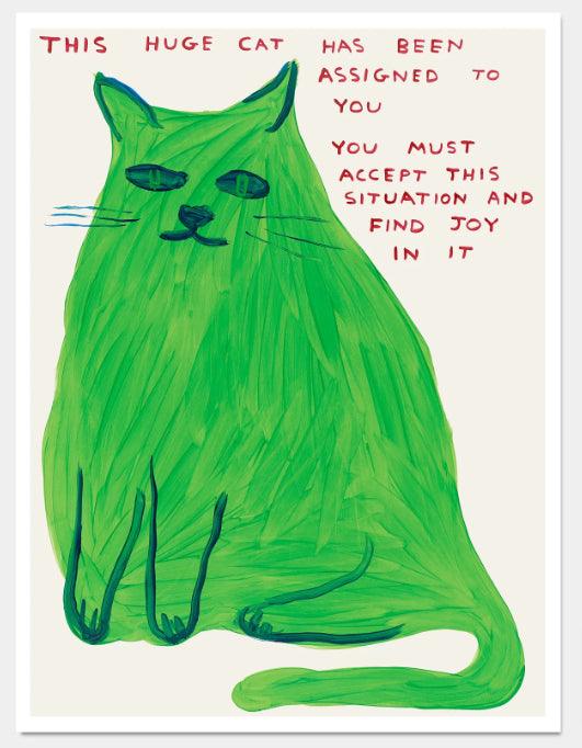 Print huge cat by Shrigley ArtAndToys