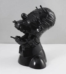 Sculpture DECONSTRUCTED HOMER BLACK by GONDEK ArtAndToys