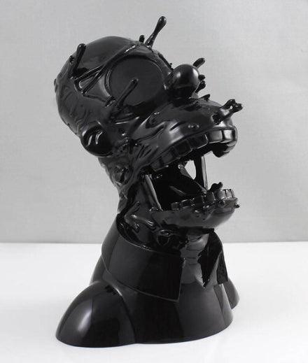 Sculpture DECONSTRUCTED HOMER BLACK by GONDEK ArtAndToys