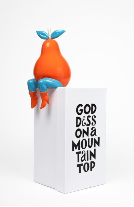 Sculpture GODDESS ON A MOUNTAIN TOP by PARRA ArtAndToys